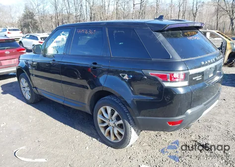 2016 Land Rover Range Rover Sport 3.0L V6 Supercharged Hse z USA, uszkodzony, nr VIN SALWR2PF2GA103407